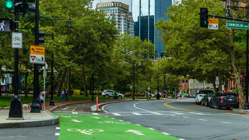 Bicycle Lane Boston